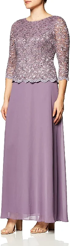 Alex Evenings AE112655 Long Mother of the Bride Dress