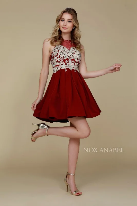 Short Embellished Formal Prom Homecoming Dress