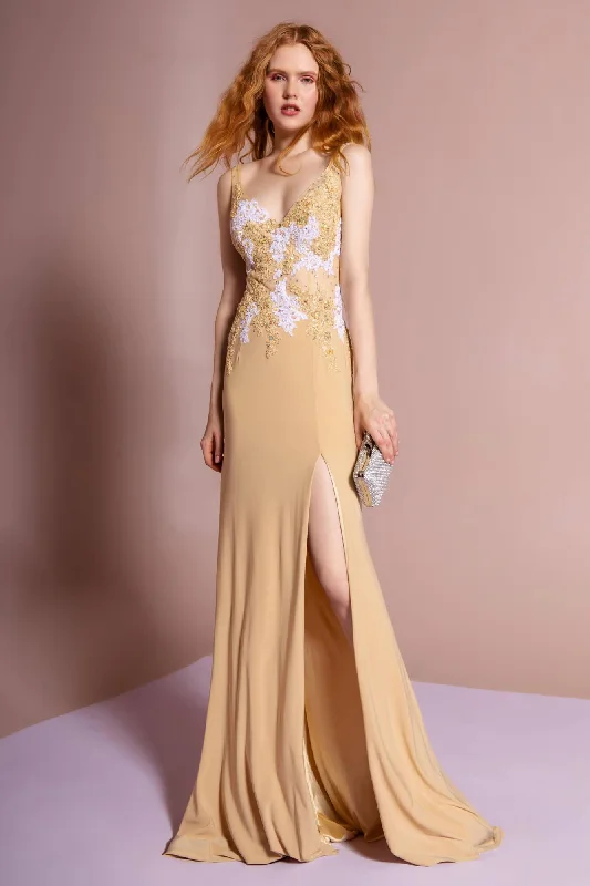 Mermaid Fit Long Formal Evening Prom Dress