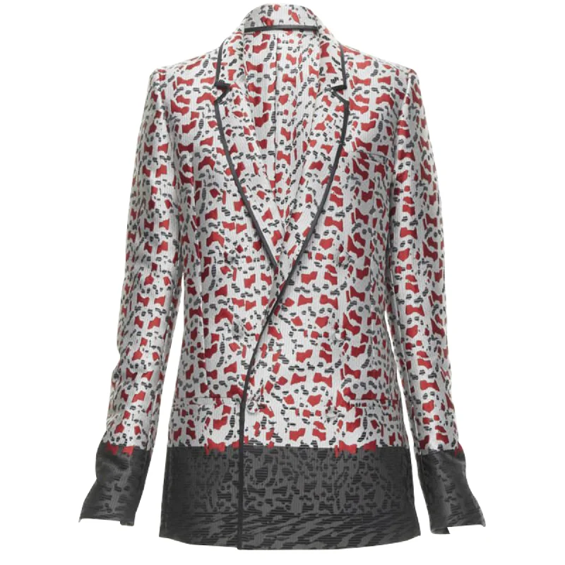 Haider Ackermann marble jacquard blazer jacket