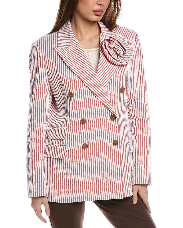 Carolina Herrera Double Breasted Jacket