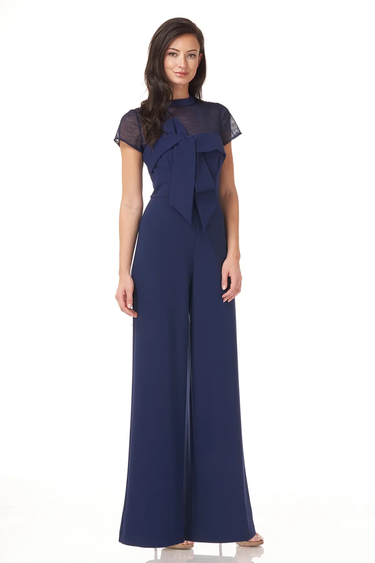 Bow Jumpsuit | Navy