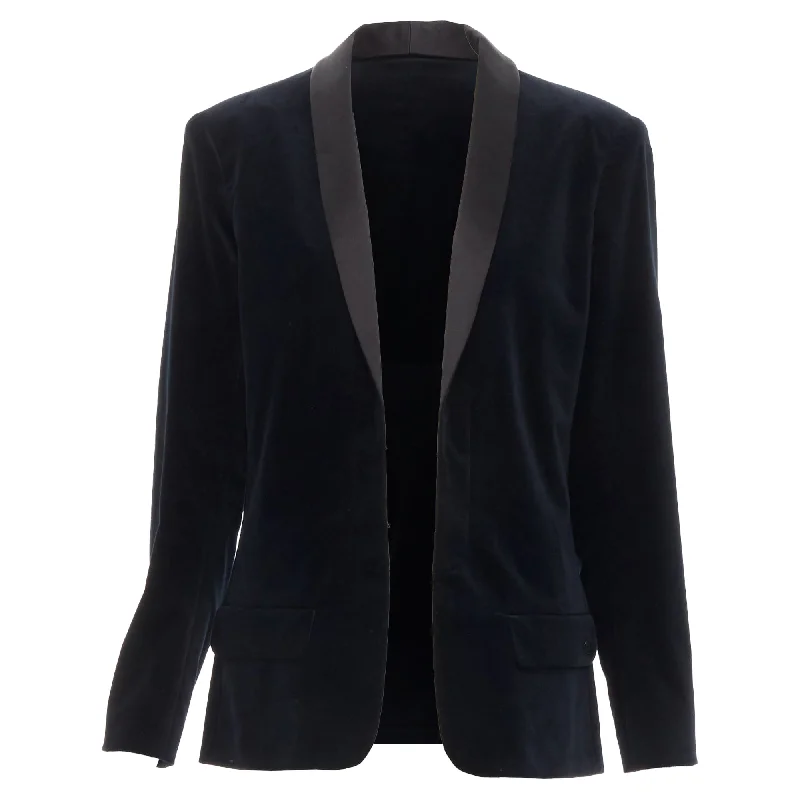 Chanel paris hamburg metier d'art velvet tuxedo blazer