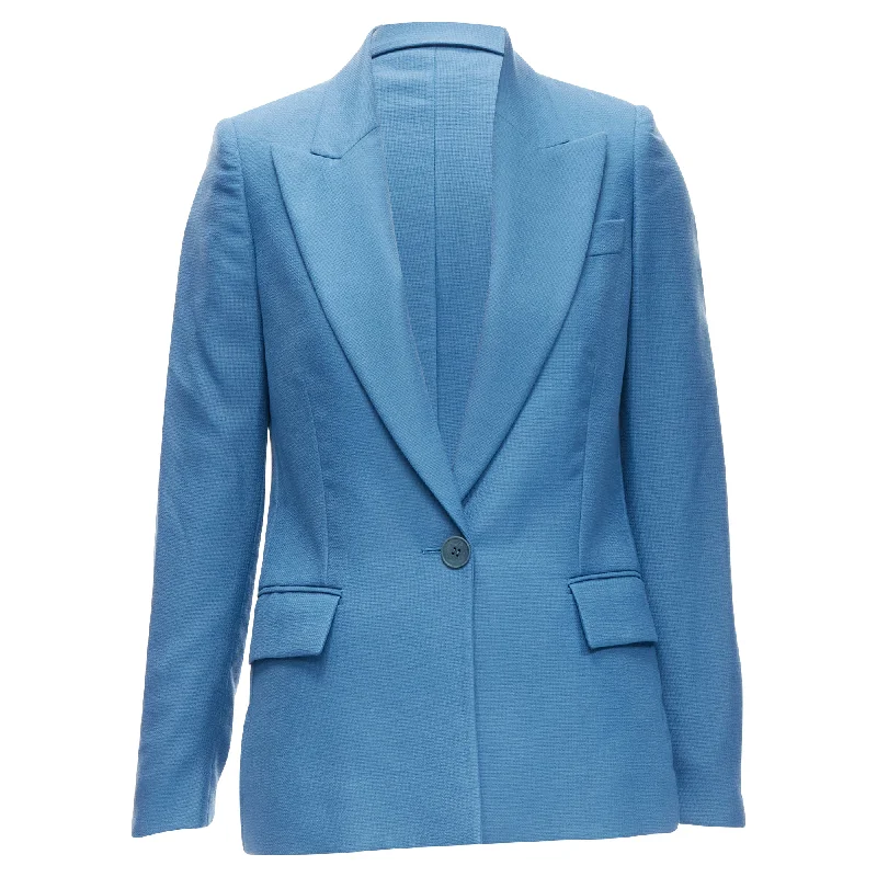 Stella McCartney wool rubberised buttons blazer jacket