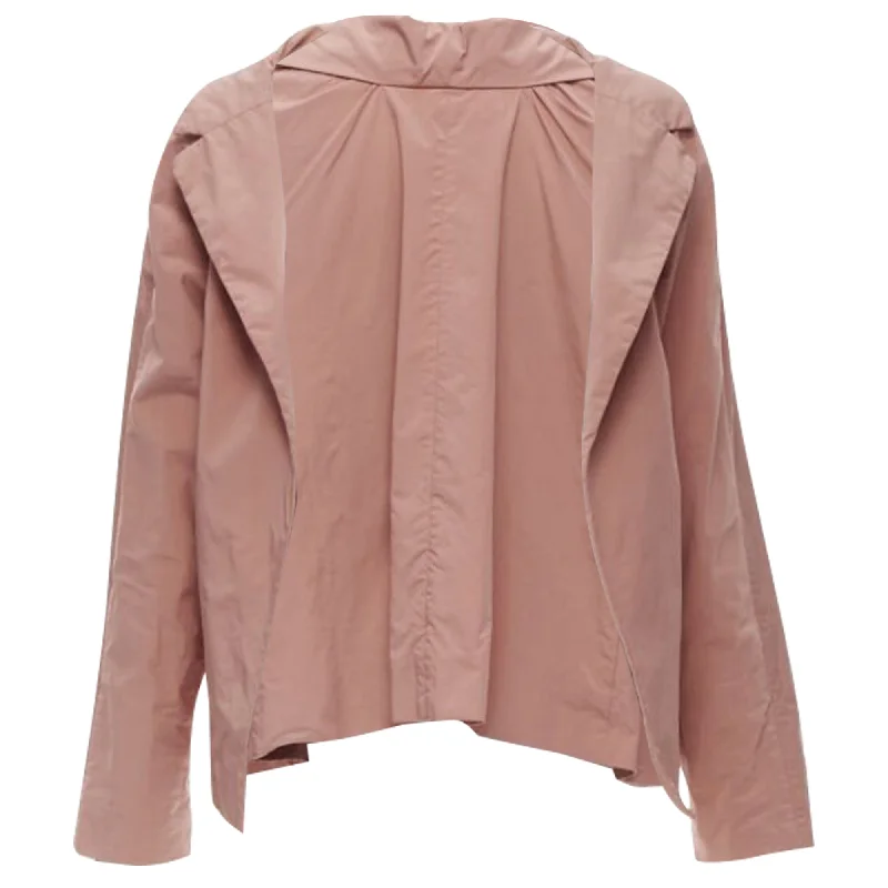 Marni polyamide nylon spread collar blazer jacket