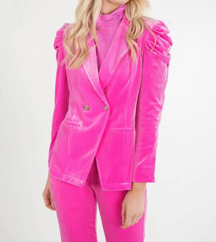 Bradshaw Blazer In Fuchsia Fedora