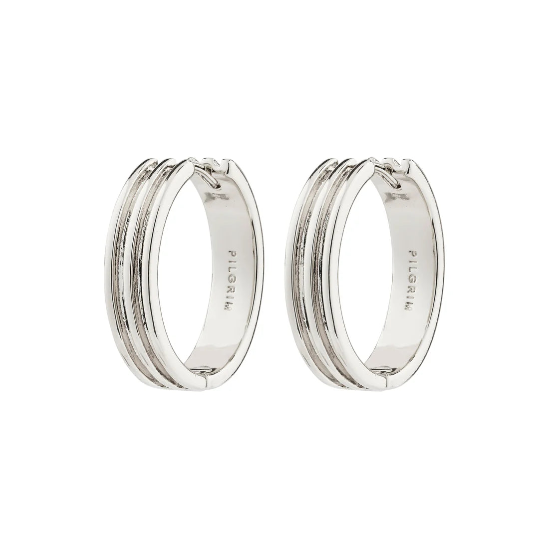 Bennett Hoop Earrings I Silver Plated