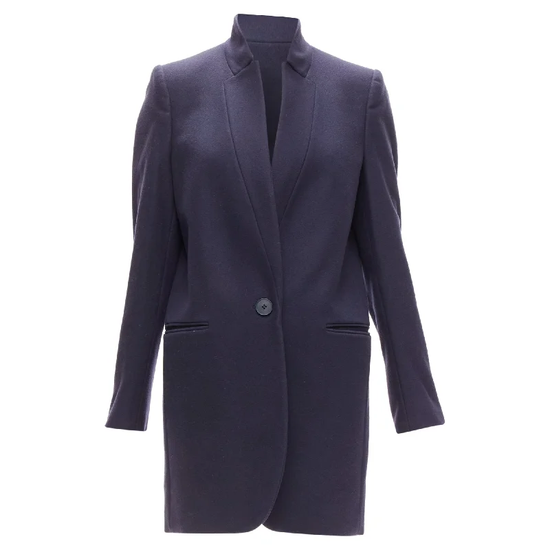 Stella McCartney Bryce wool cashmere longline blazer coat