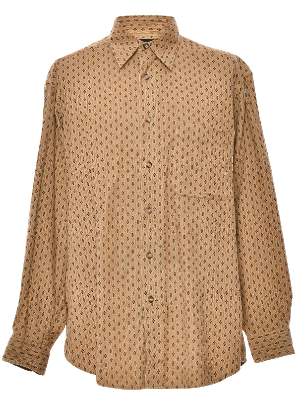 Corduroy Brown Shirt - L