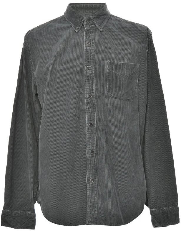 Corduroy Dark Grey Shirt - L