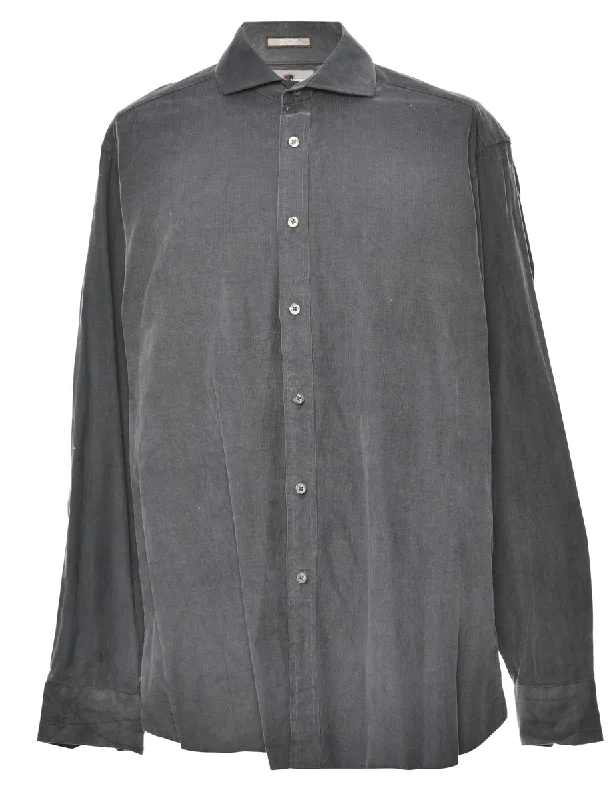 Corduroy Dark Grey Shirt - XL