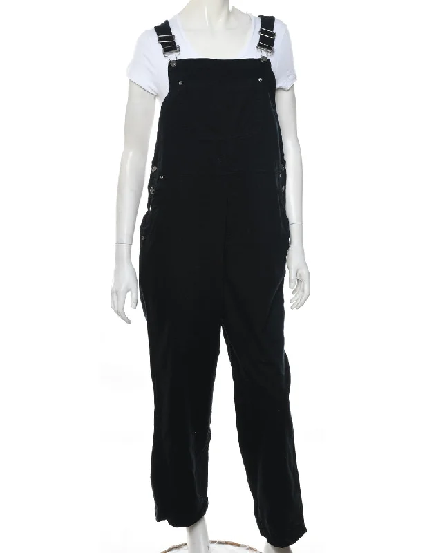 Crazy Horse Black Dungarees - W38 L28