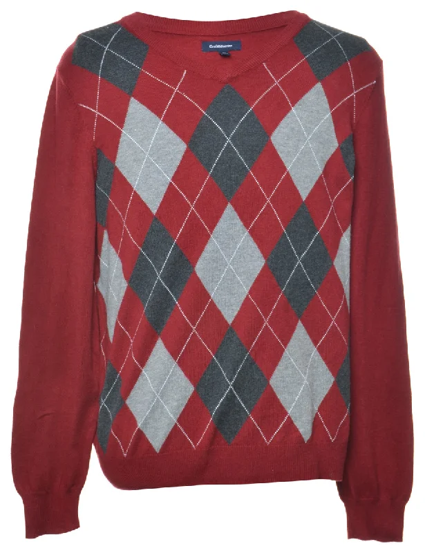 Croft & Barrow Argyle Jumper - L