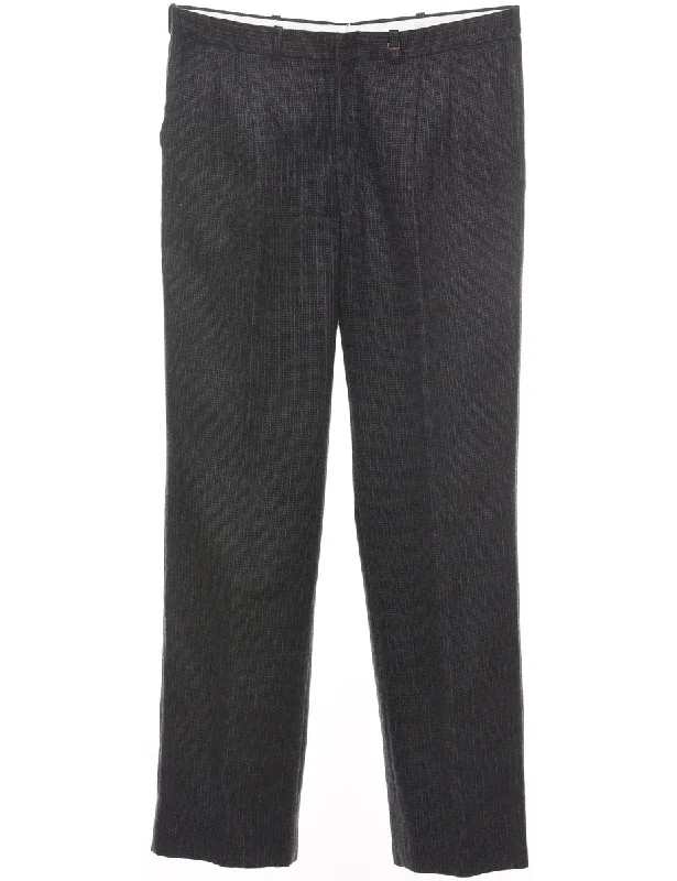 Dark Grey Classic Tapered Trousers - W33 L31