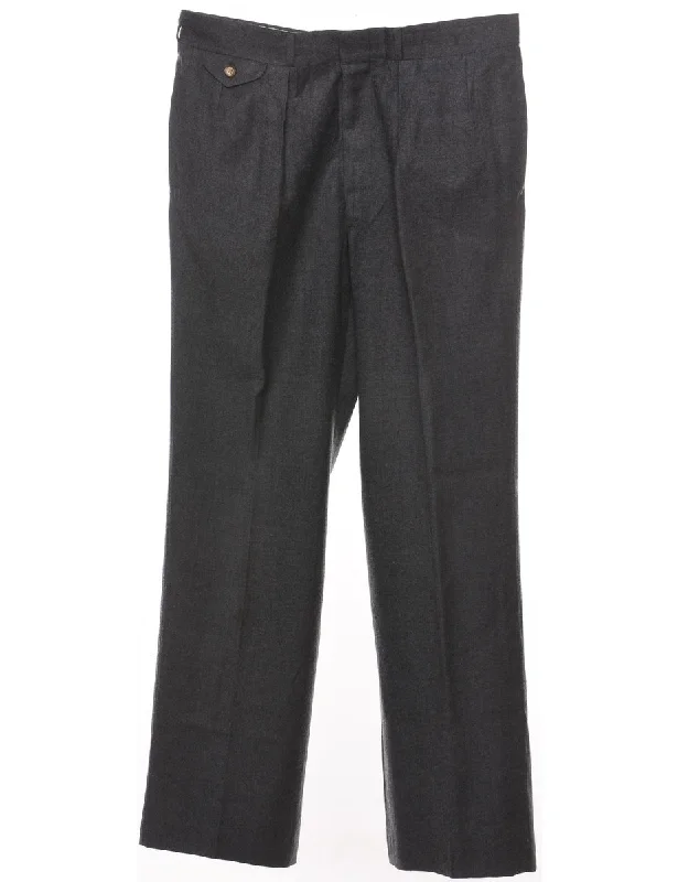 Dark Grey Tapered Trousers - W34 L32