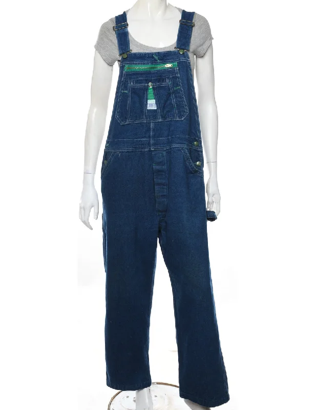 Dark Wash Dungarees - W36 L26