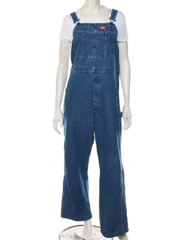 Dickies Flared Leg Dungarees - W38 L30