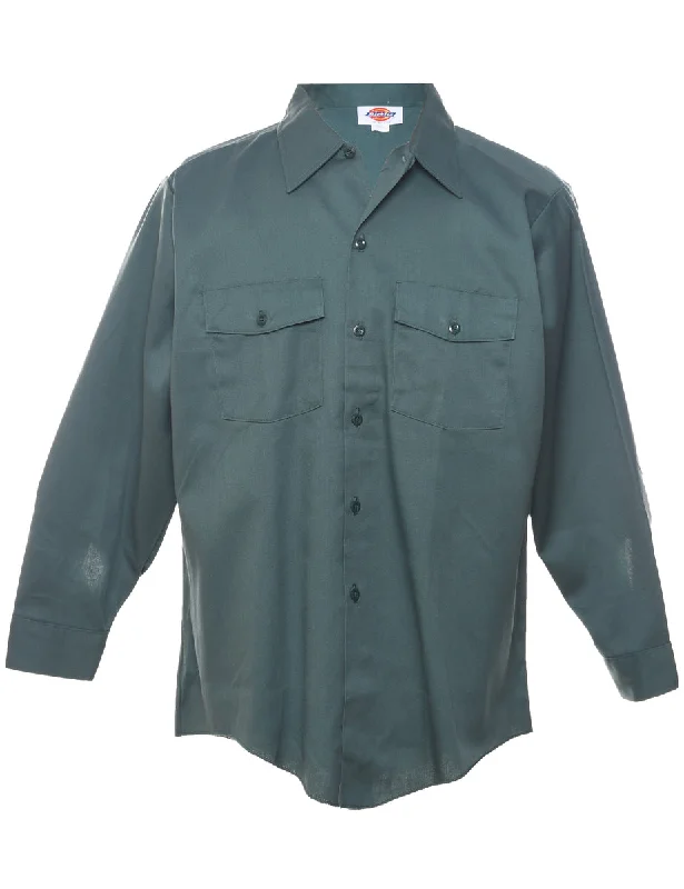 Dickies Green Classic Workwear Shirt - M