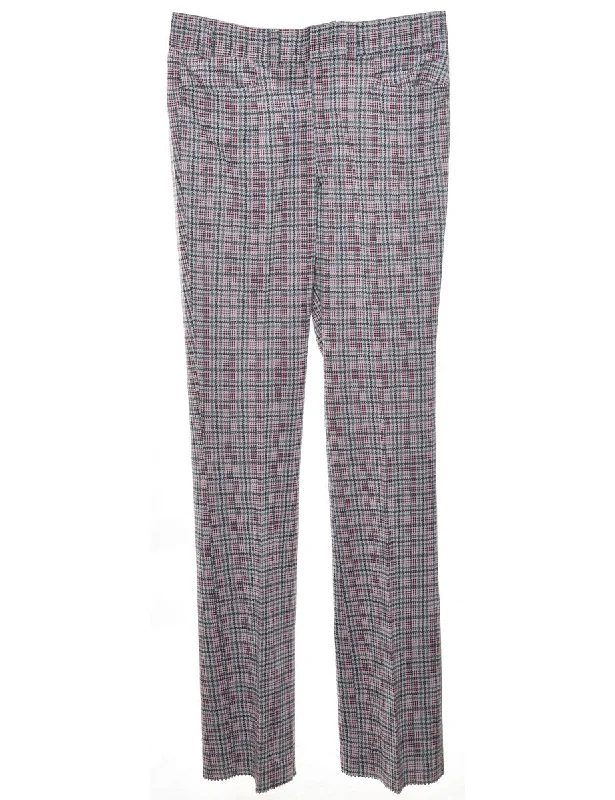 Dogtooth Checks Trousers - W38 L38