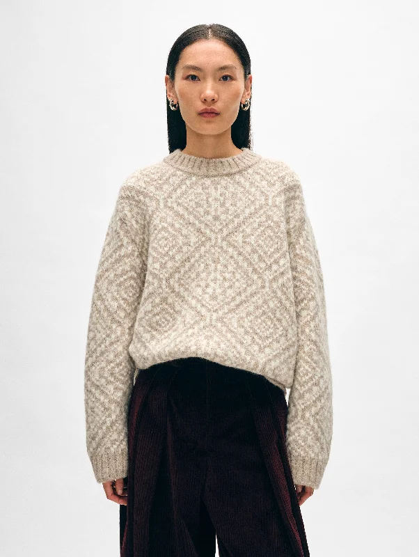 Alpaca Blend Nordic Crewneck