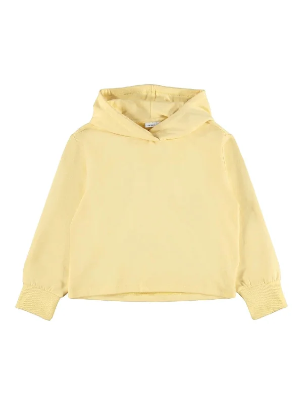 Cropped hoodie - Yellow