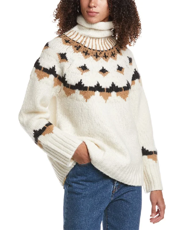 A.L.C. Fairisle Alpaca & Wool-Blend Pullover