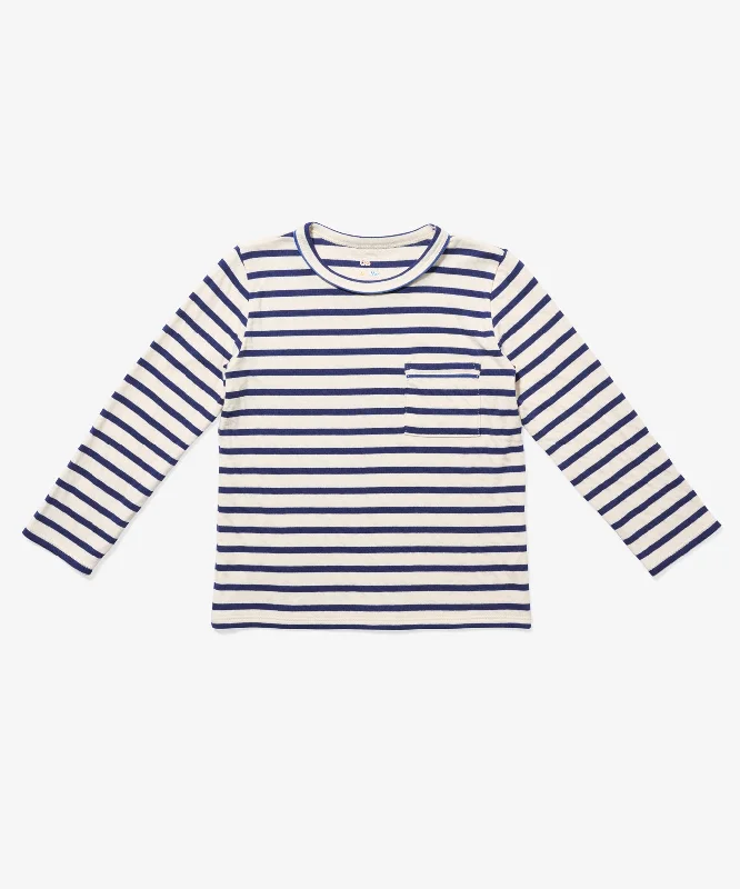 Edward T-Shirt, Navy Stripe