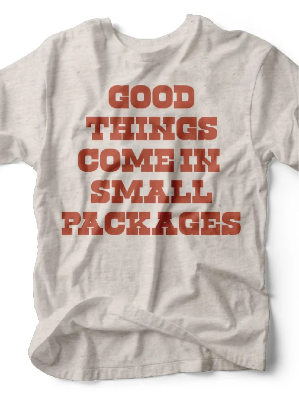 Good Things Come in Small Packages | Kid's T-Shirt | Ruby’s Rubbish®