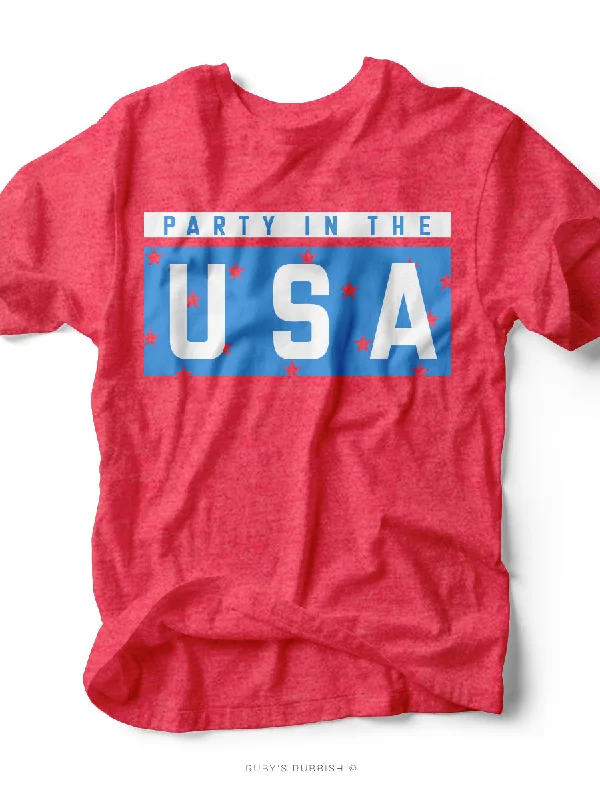 Party in the USA | Funny T-Shirt | Ruby’s Rubbish®