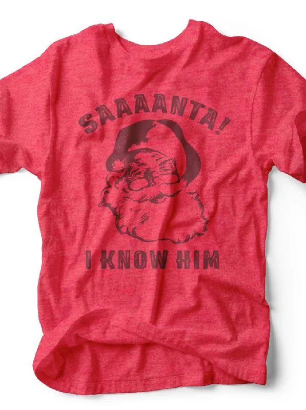 SAAAANTA! I Know Him | Kid's T-Shirt | Ruby’s Rubbish®