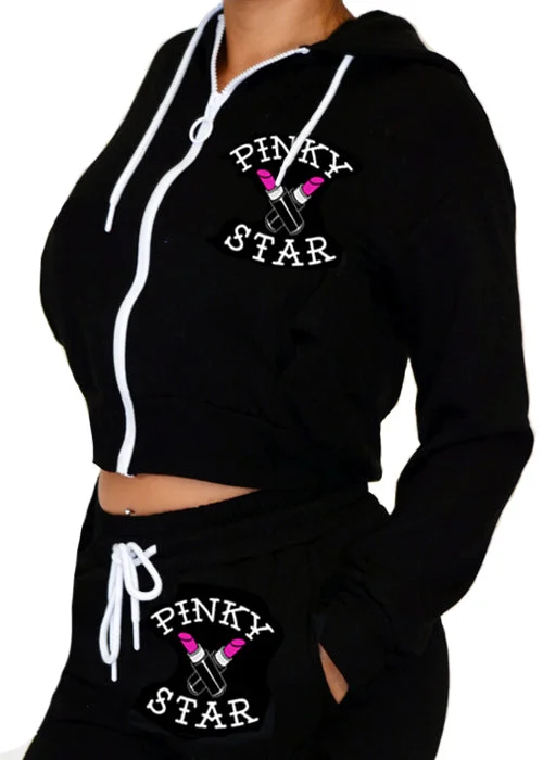 Weapons Of Choice Cropped Zipup Hoodie