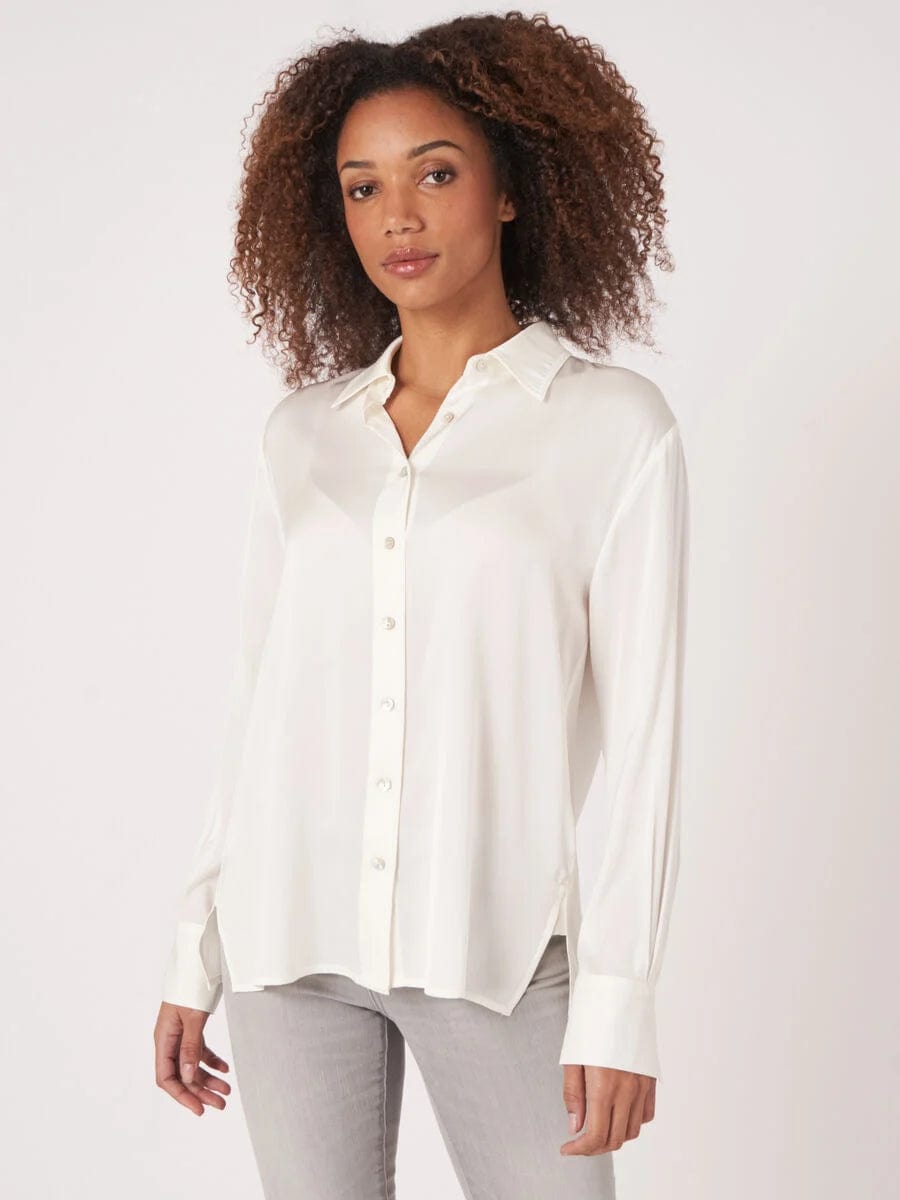 Repeat Silk Shirt